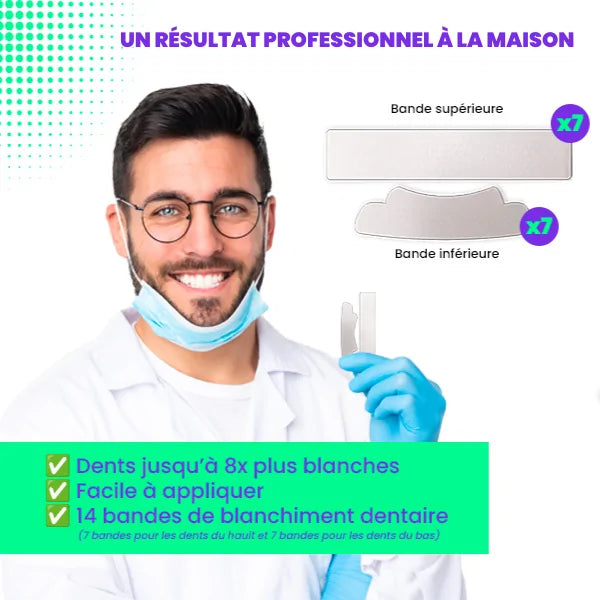 BANDES BLANCHISSANTES POUR LES DENTS